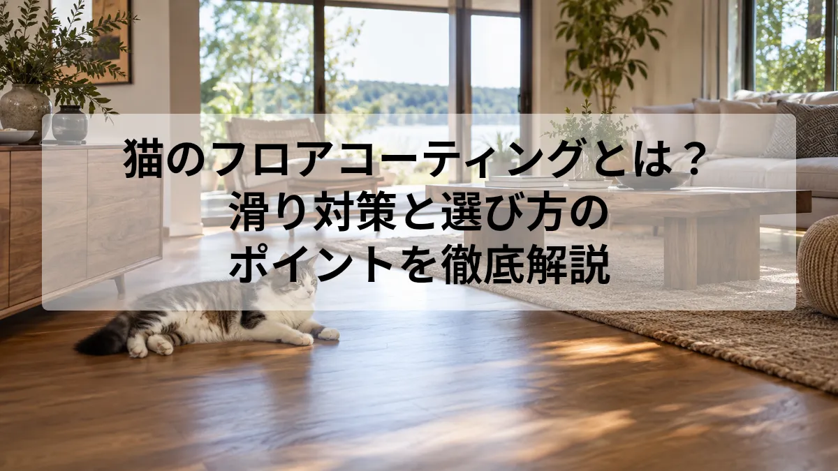 猫 フロアコーティング