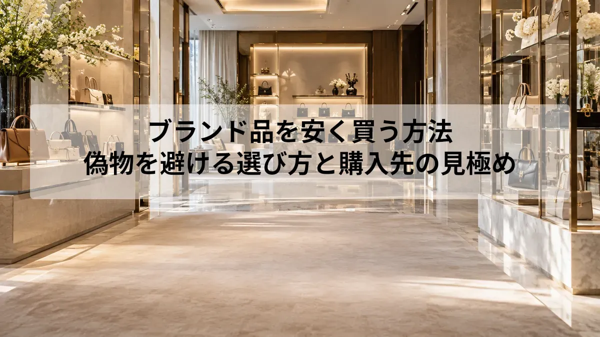 ブランド品 安く買う方法