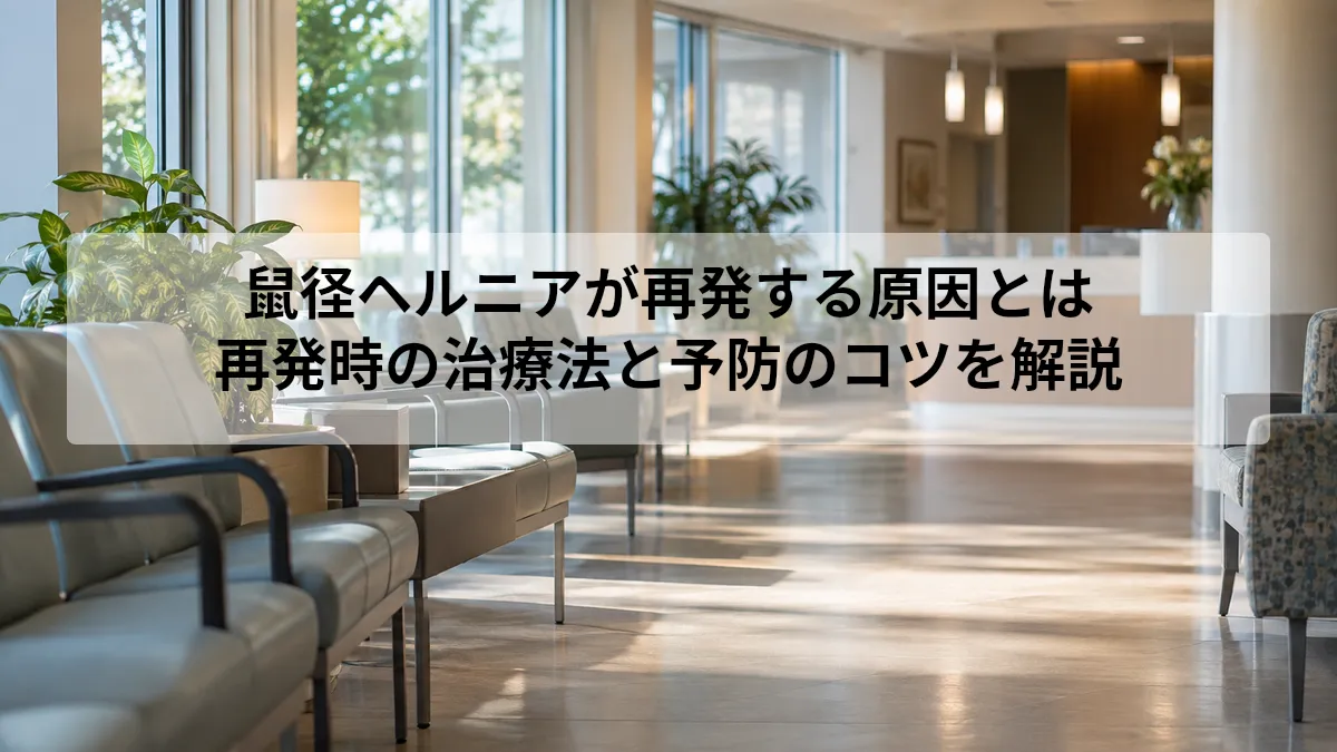 鼠径ヘルニア 再発 治療