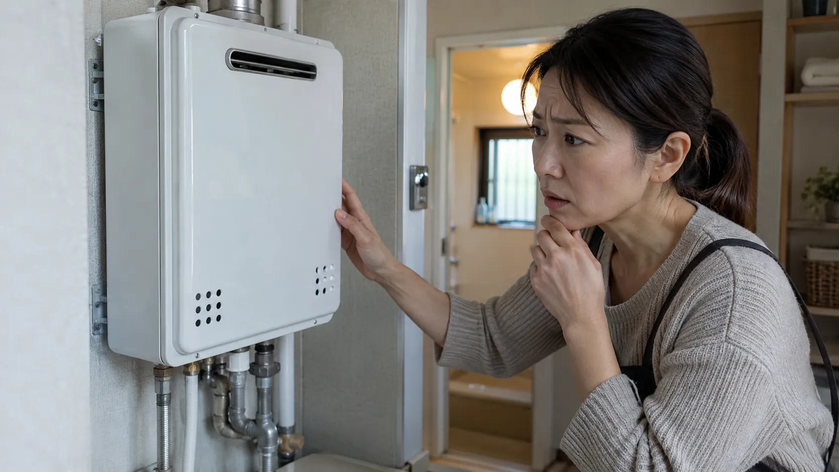 給湯器 白い煙 焦げ臭い