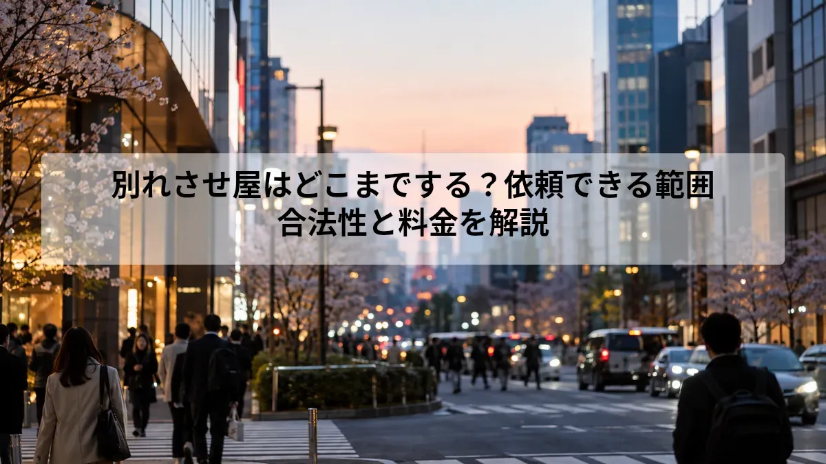 別れさせ屋 どこまでする