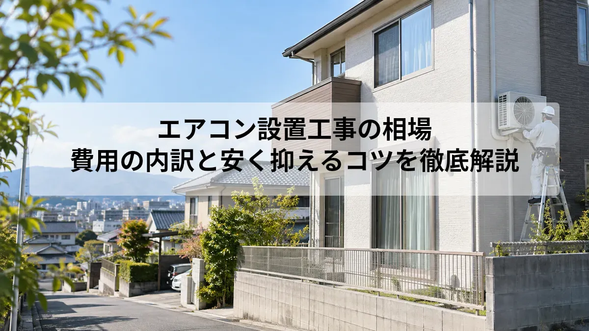 エアコン 設置 工事 相場