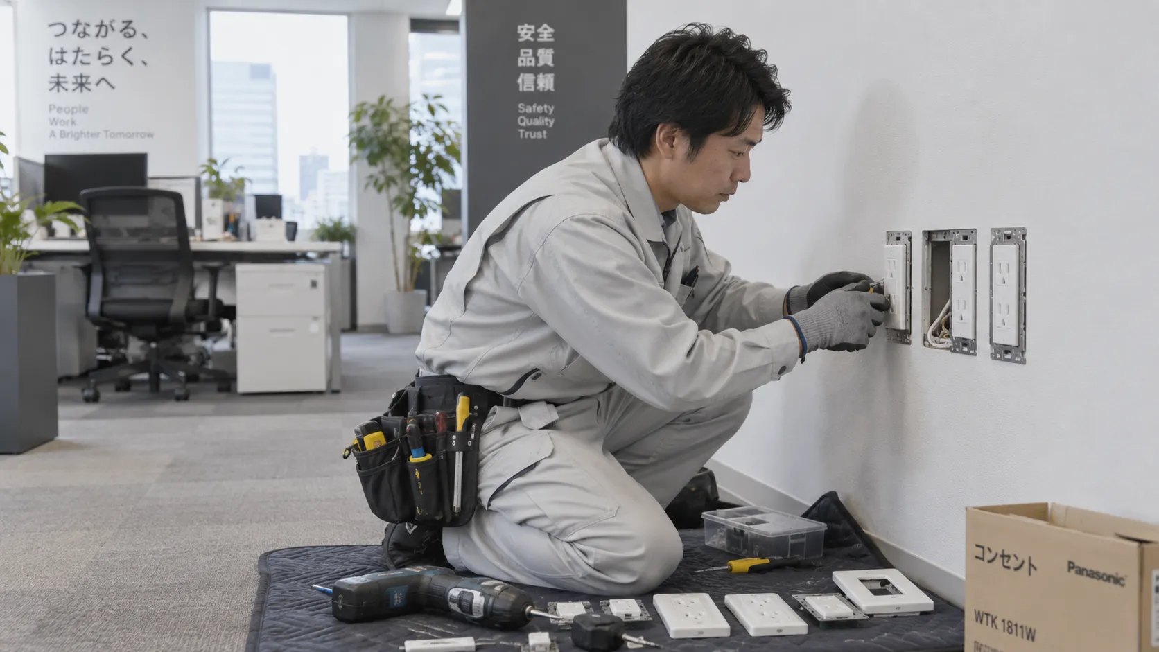 オフィス コンセント 増設 札幌
