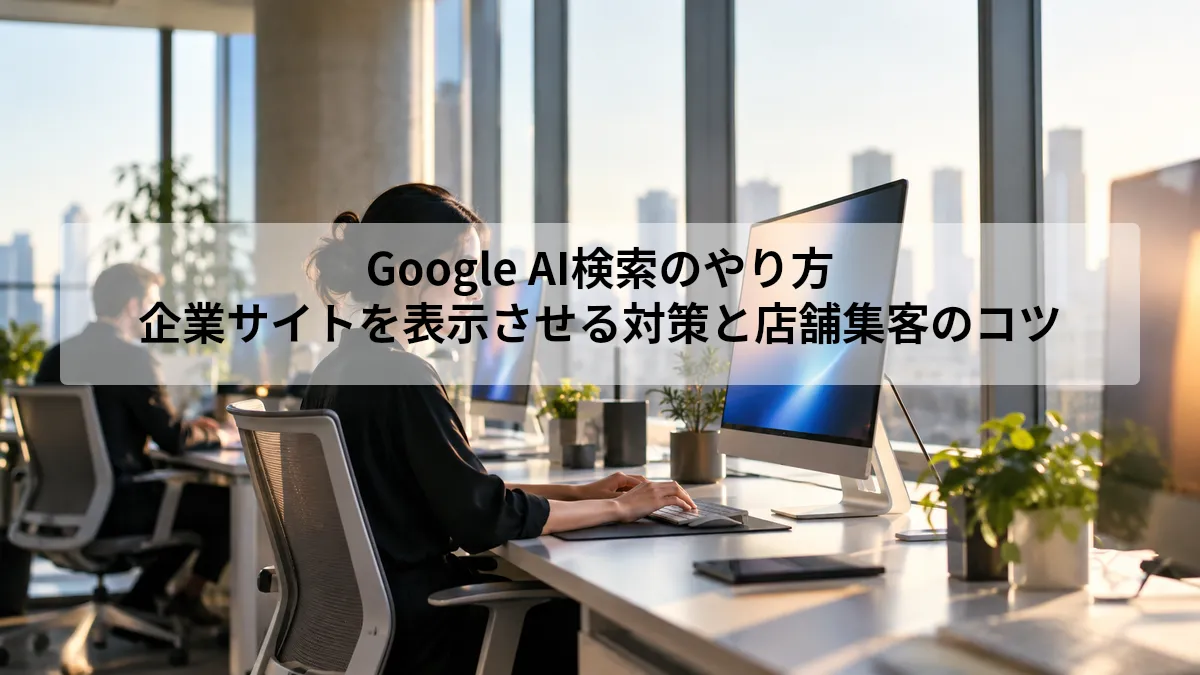 Google AI検索のやり方｜企業サイトを表示させる対策と店舗集客のコツ