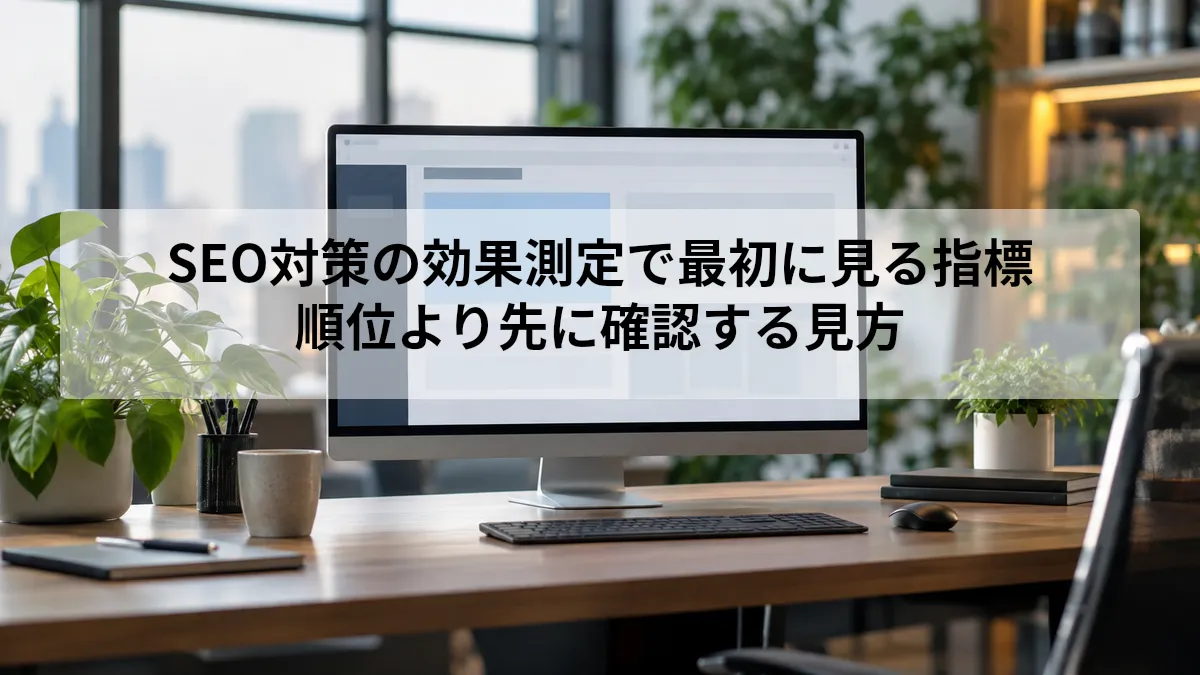 SEO対策 効果測定