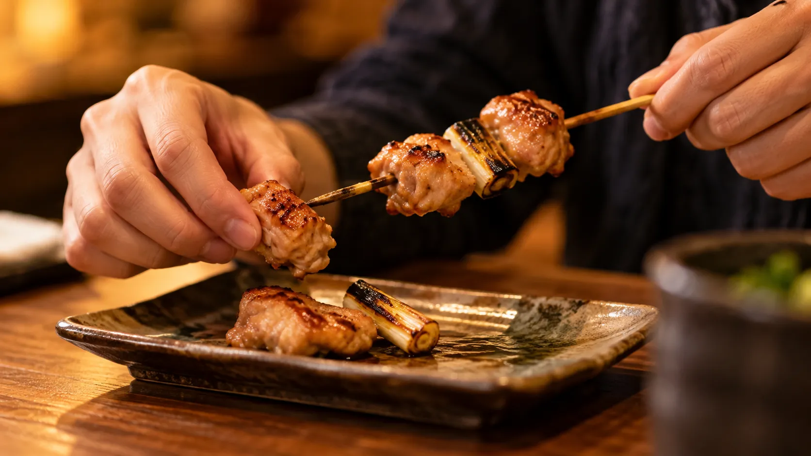 焼き鳥 食べ方 マナー