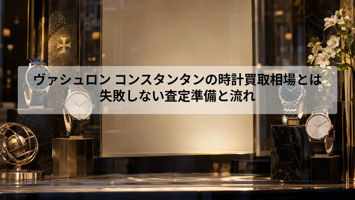 ヴァシュロン コンスタンタン 時計 買取