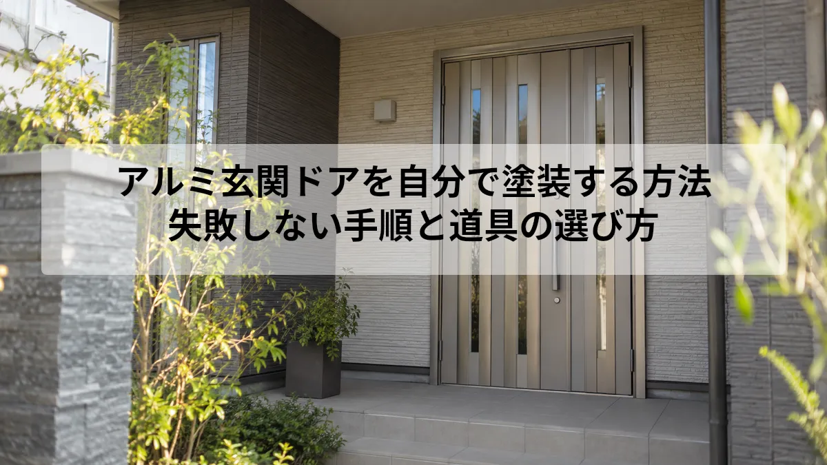 アルミ玄関ドア 塗装 自分で