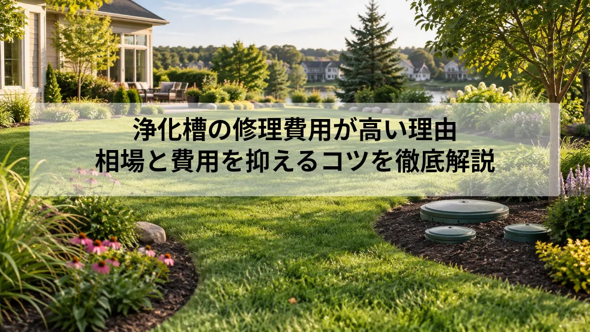 浄化槽 修理 高い
