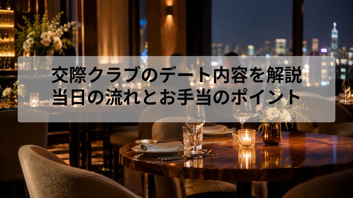 交際クラブ デート 内容